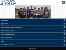 Tablet Screenshot of brooksacademy.org